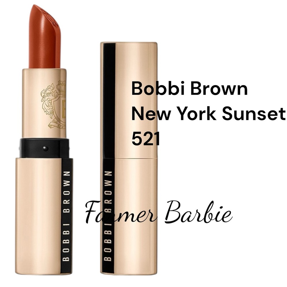 Bobbi Brown Luxe Lipstick NEW YORK SUNSET 521 - Full Size 0.12 Oz. / 3.5 g New